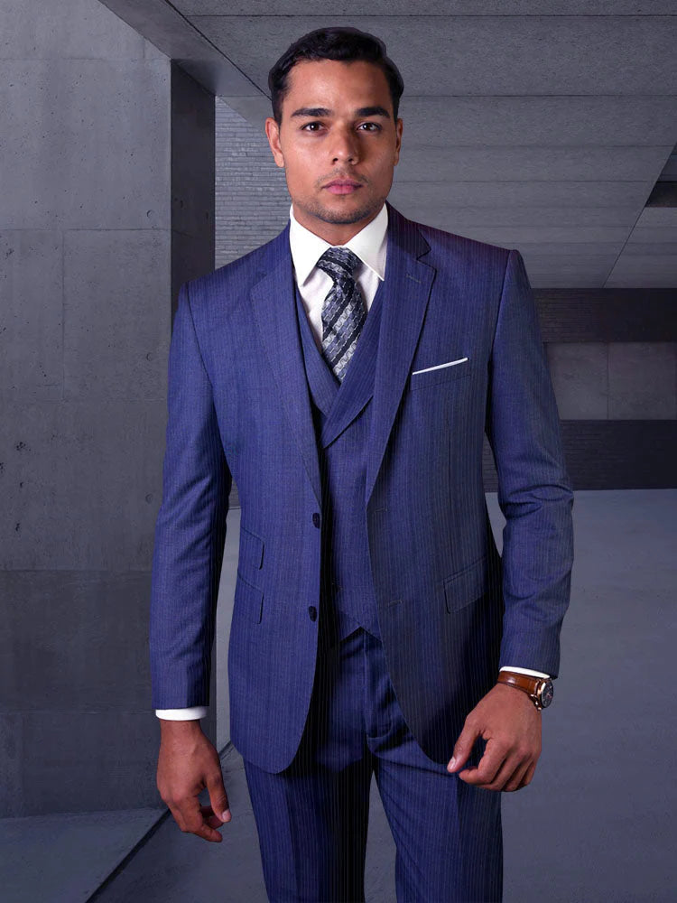 Statement Suit HUGO-2C-Sapphire - Church Suits For Less