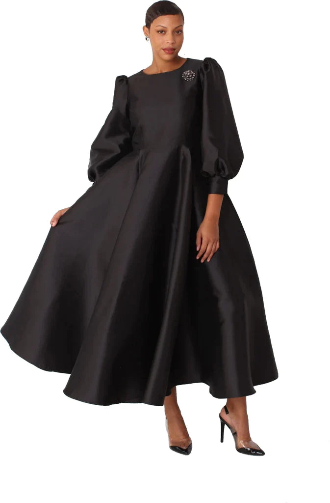 Taylor Dress 4820C-Black - Church Suits For Less