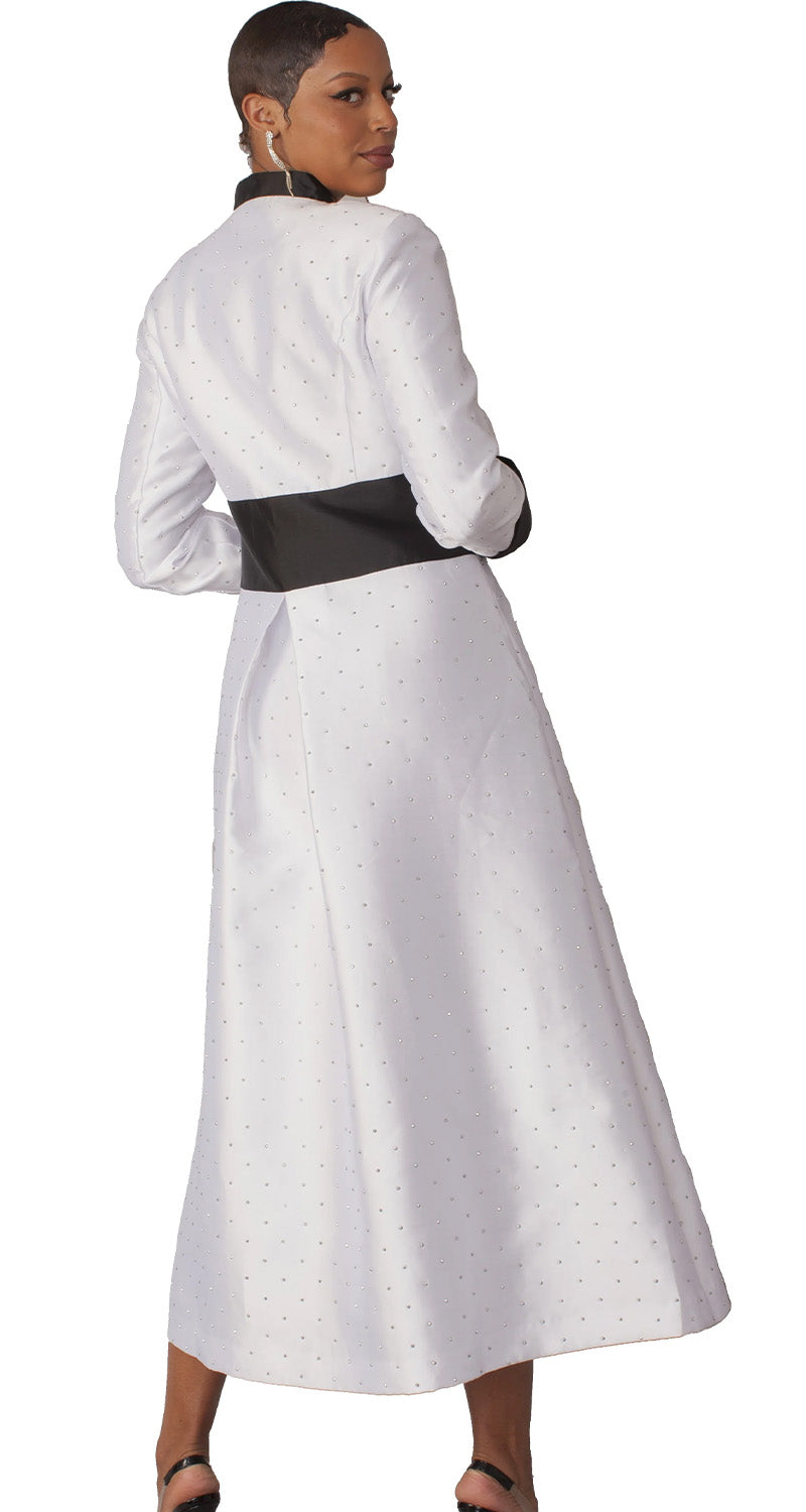 Tally Taylor Church Robe 4816-White - Church Suits For Less