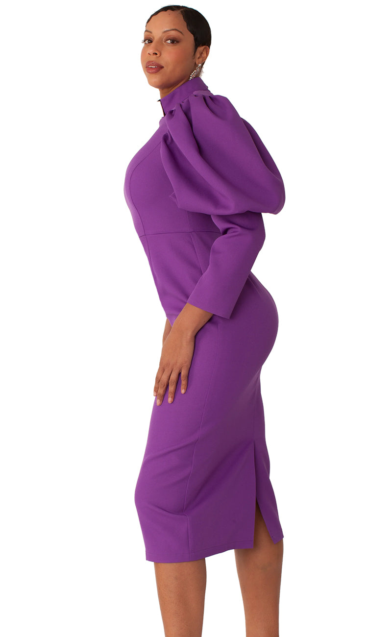 Tally Taylor Usher Dress 4813-Purple - Church Suits For Less