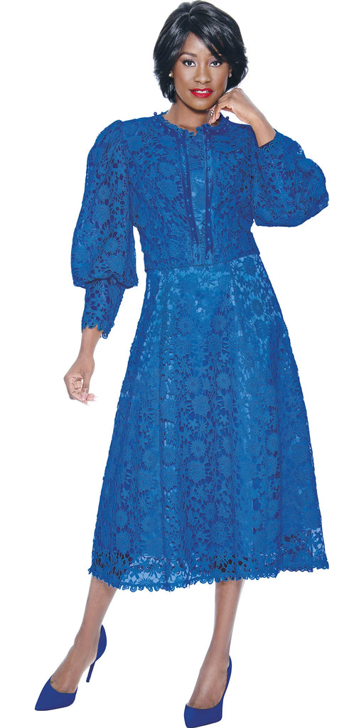 Terramina Church Dress 7051-Royal Blue ...