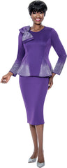 Terramina Church Suit 7108-Purple - Church Suits For Less