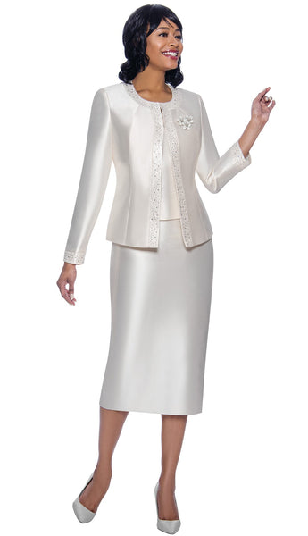 Terramina Suit 7637C-Cream | Church suits for less