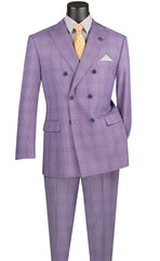 Vinci Men Suit DRW-2-Light Purple - Church Suits For Less