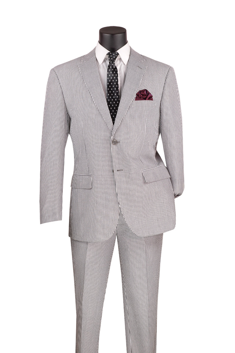 Vinci Men Suit MSS-1-Black - Church Suits For Less