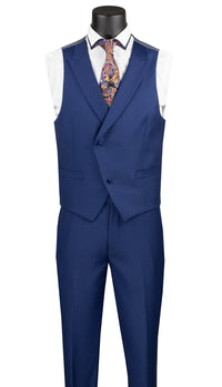 Vinci Suit MV2TR-Blue - Church Suits For Less