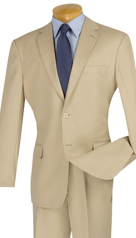 Vinci Suit S-2PP-Beige - Church Suits For Less