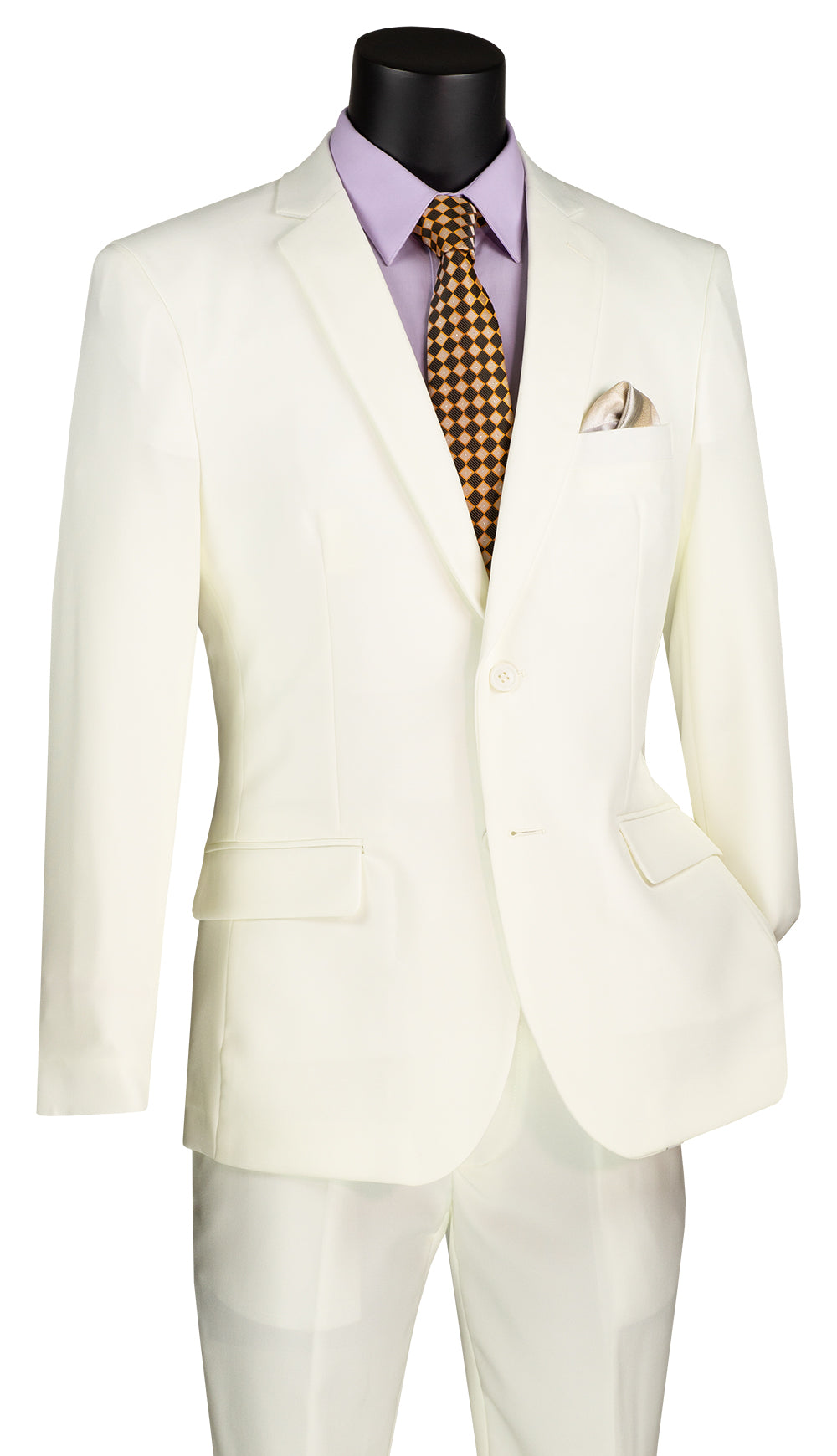 Vinci Suit S-2PP-Ivory - Church Suits For Less