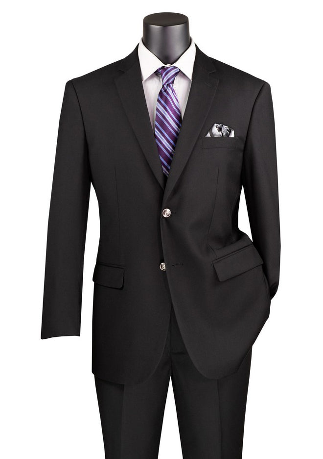 Vinci Men Sport Coat B-TR-Black - Church Suits For Less