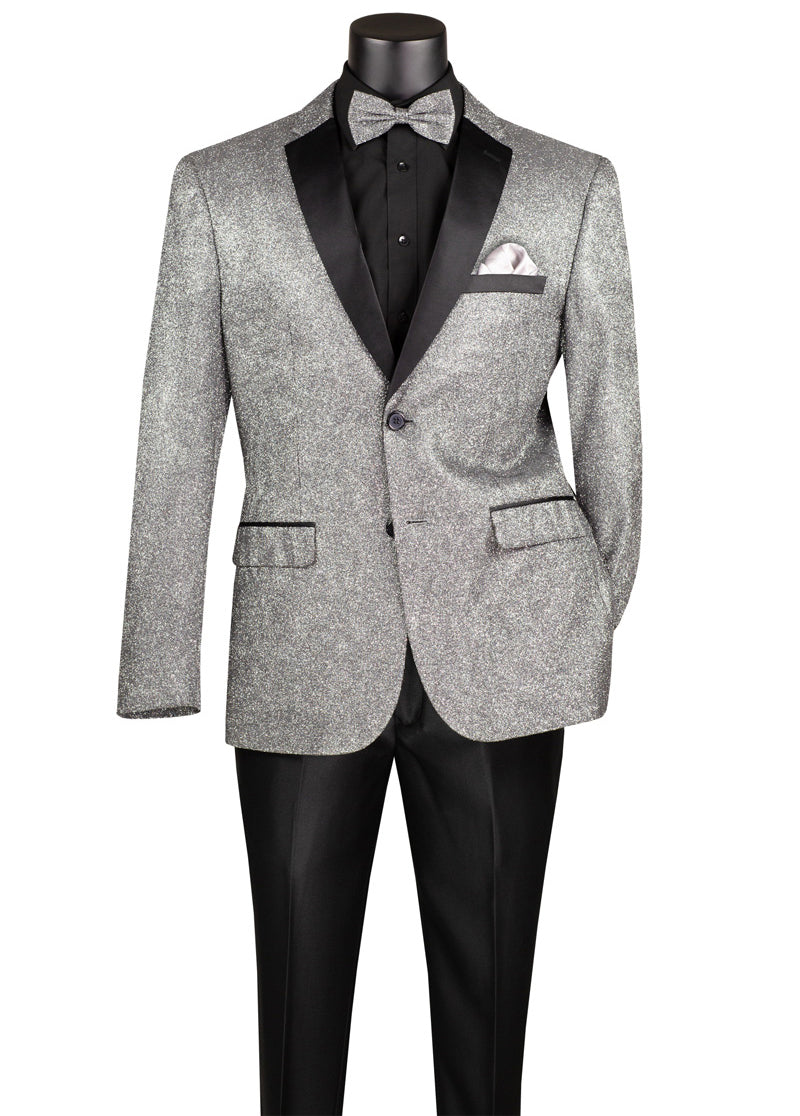 Vinci Sport Coat BSQ-5 Silver - Church Suits For Less