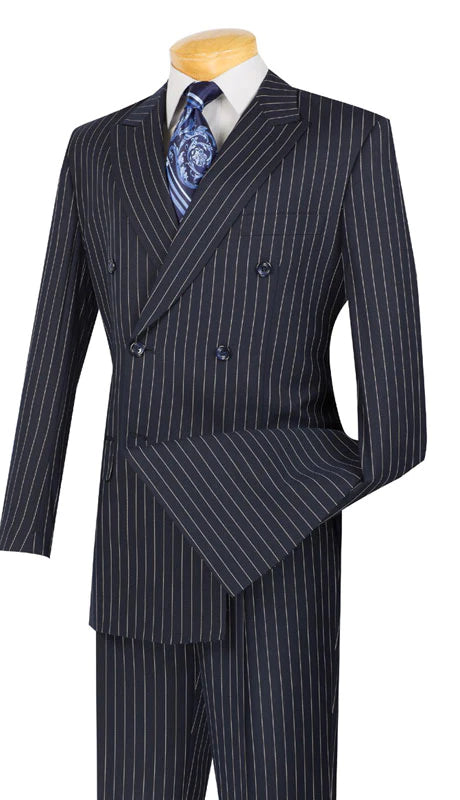 Vinci Suit DSS-4C- Navy Blue - Church Suits For Less