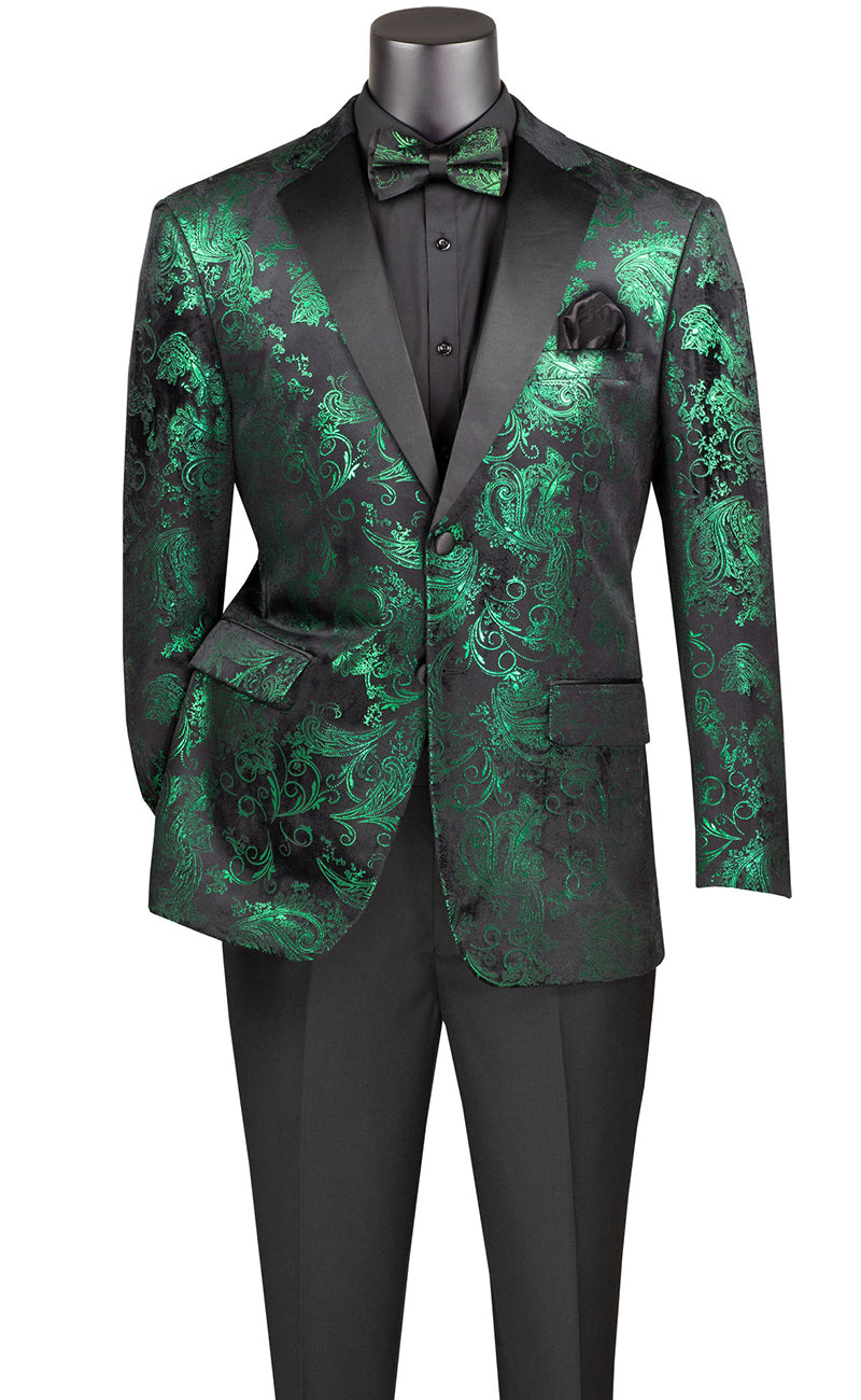 Vinci Sport Jacket BM-02 Emerald - Church Suits For Less