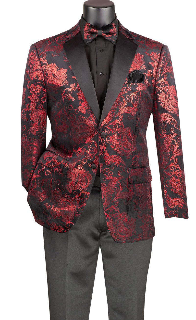 Vinci Sport Jacket BM-02 Red - Church Suits For Less