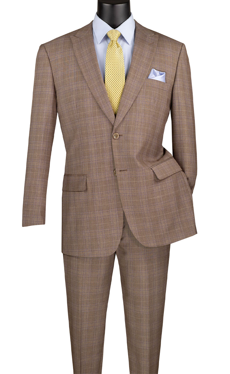 Vinci Suit 2RW-1-Tan - Church Suits For Less