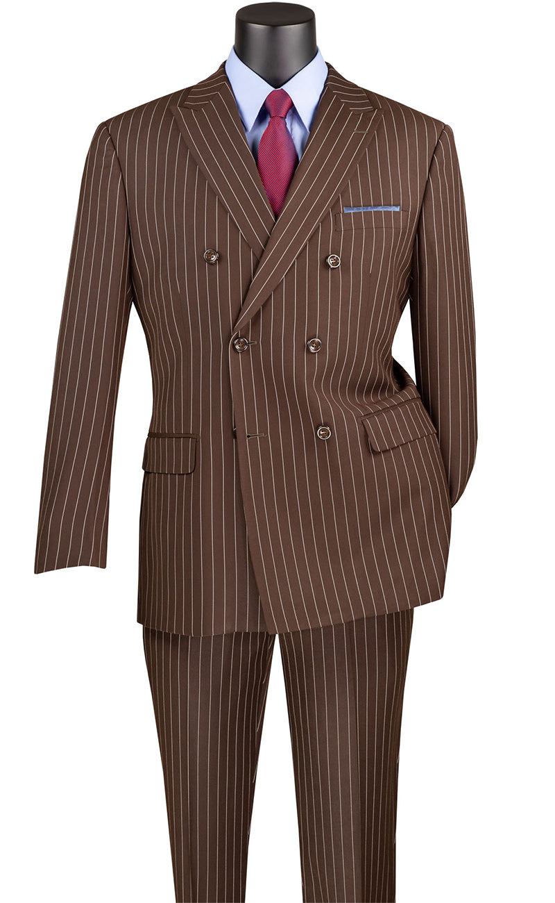 Vinci Suit DSS-4-Brown - Church Suits For Less