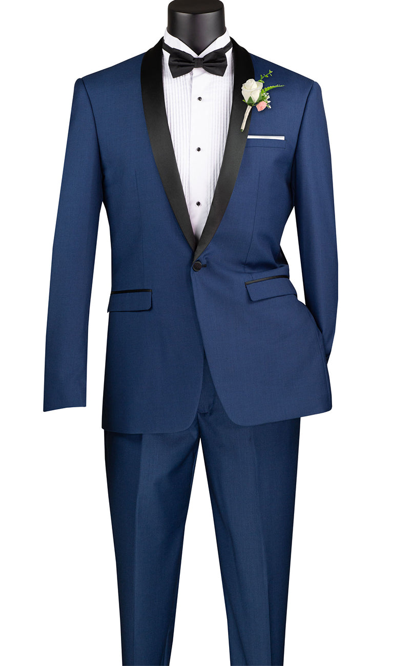 Vinci Tuxedo T-SS-Blue - Church Suits For Less