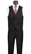 Vinci Suit MV2TRC-Black - Church Suits For Less