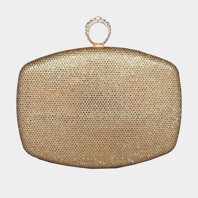 Women Fashion Clutch BDF-10081 Gold - Church Suits For Less