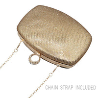 Women Fashion Clutch BDF-10081 Gold - Church Suits For Less