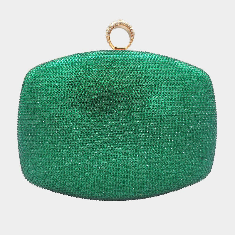 Women Fashion Clutch BDF-10081 Green - Church Suits For Less