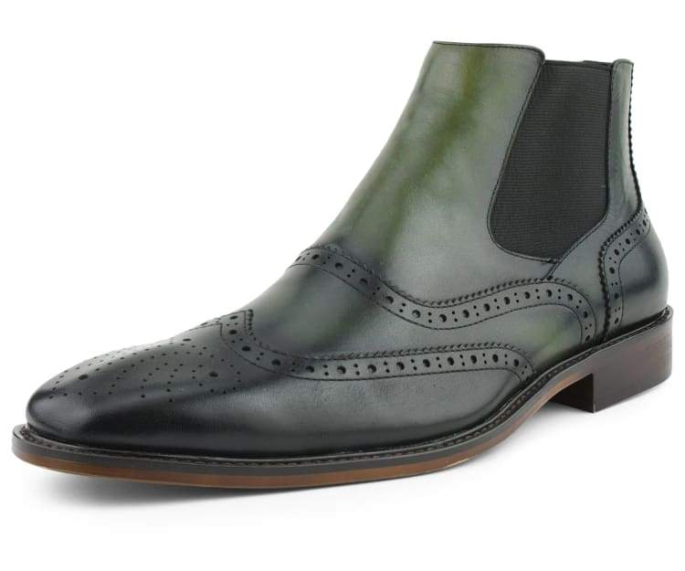 Men Dress Boot Asher Green - AG2632 - Church Suits For Less