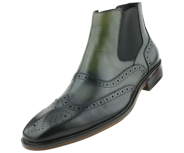 Men Dress Boot Asher Green - AG2632 - Church Suits For Less