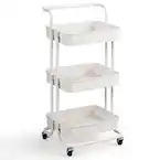 3-Tier Rolling Utility Cart - Church Suits For Less