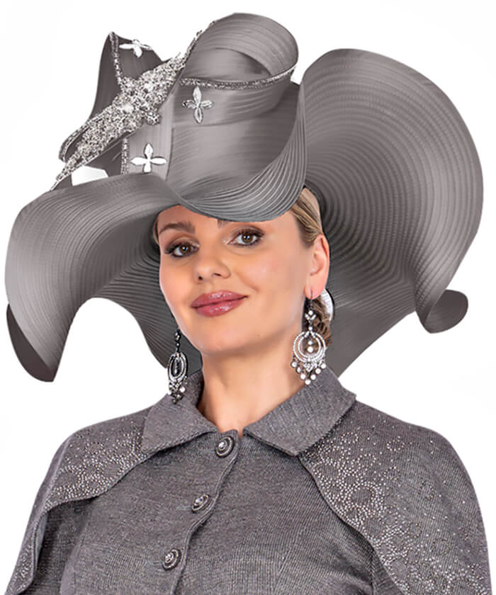 Champagne Italy Church Hat 5955 - Church Suits For Less