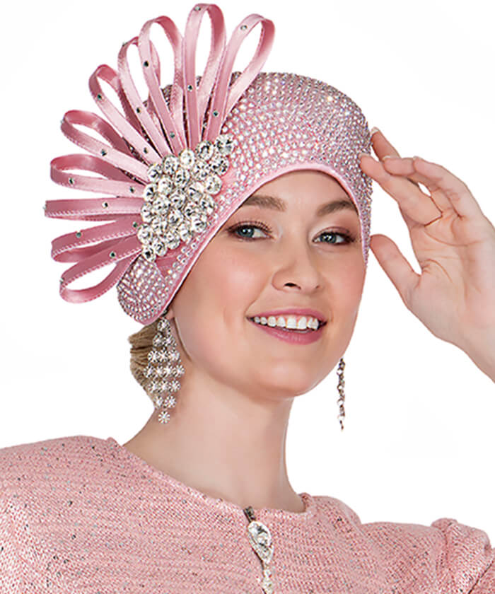 Champagne Italy Church Hat 5977 - Church Suits For Less