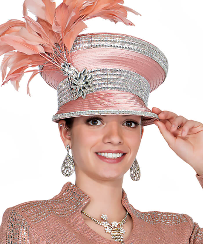 Champagne Italy Church Hat 5954 - Church Suits For Less