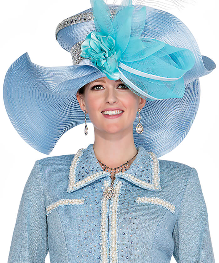 Champagne Italy Church Hat 5965 - Church Suits For Less