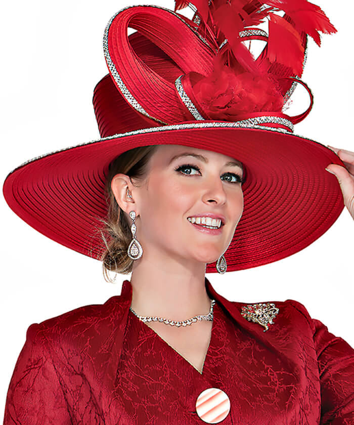 Champagne Italy Church Hat 6015 - Church Suits For Less