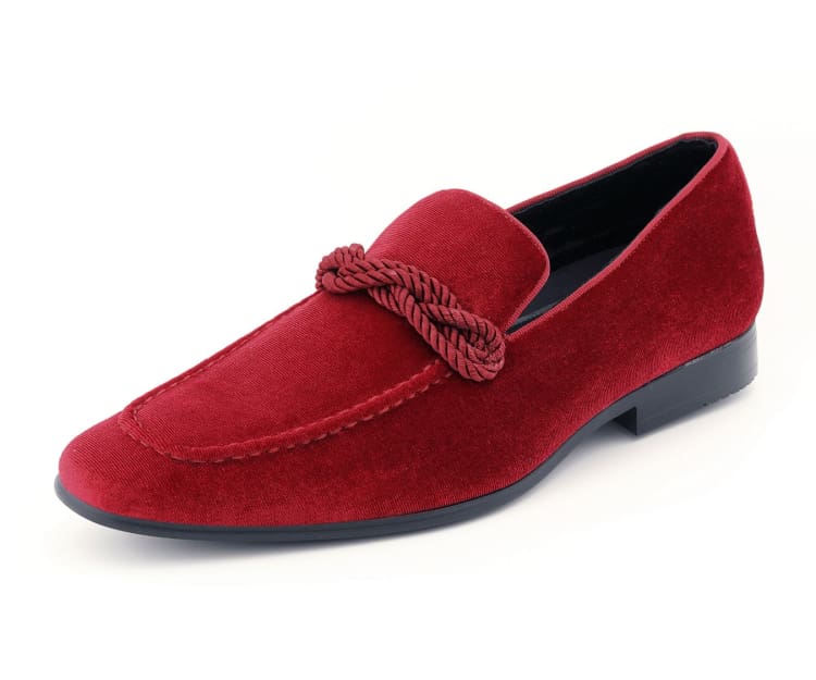 Men Dress Shoes-Esses Red-C - Church Suits For Less