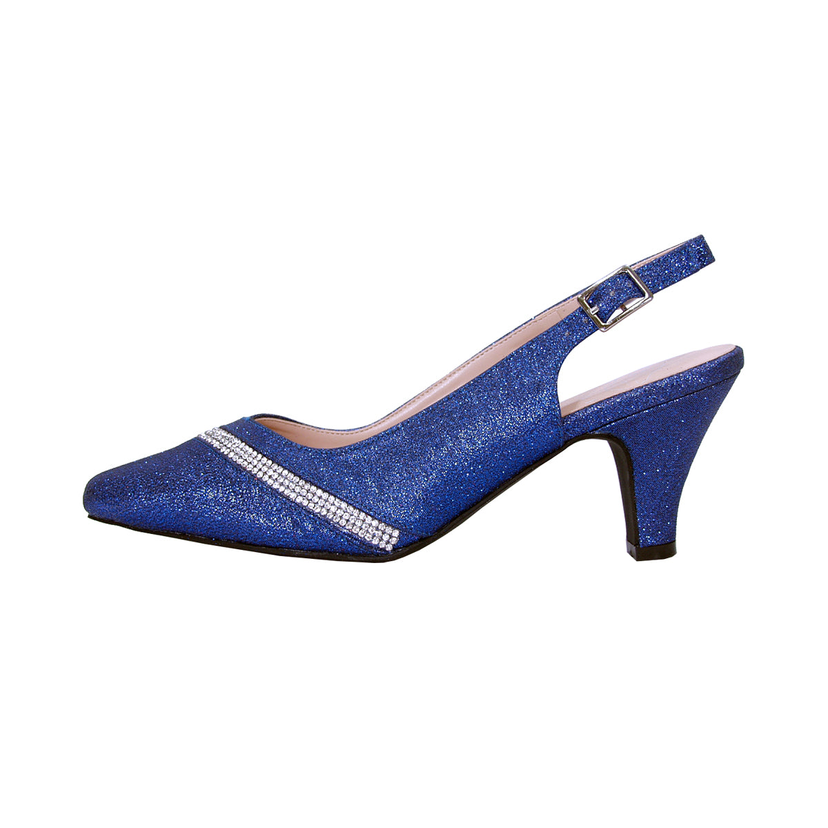 Women Church Shoes DP833-Blue - Church Suits For Less