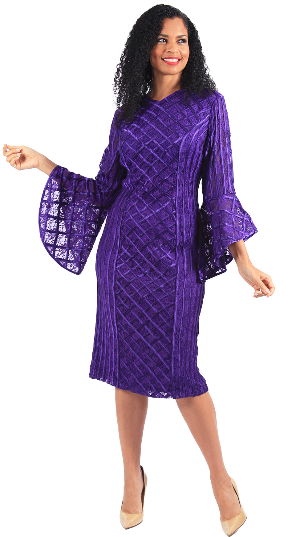 Cheap Purple Church Dresses