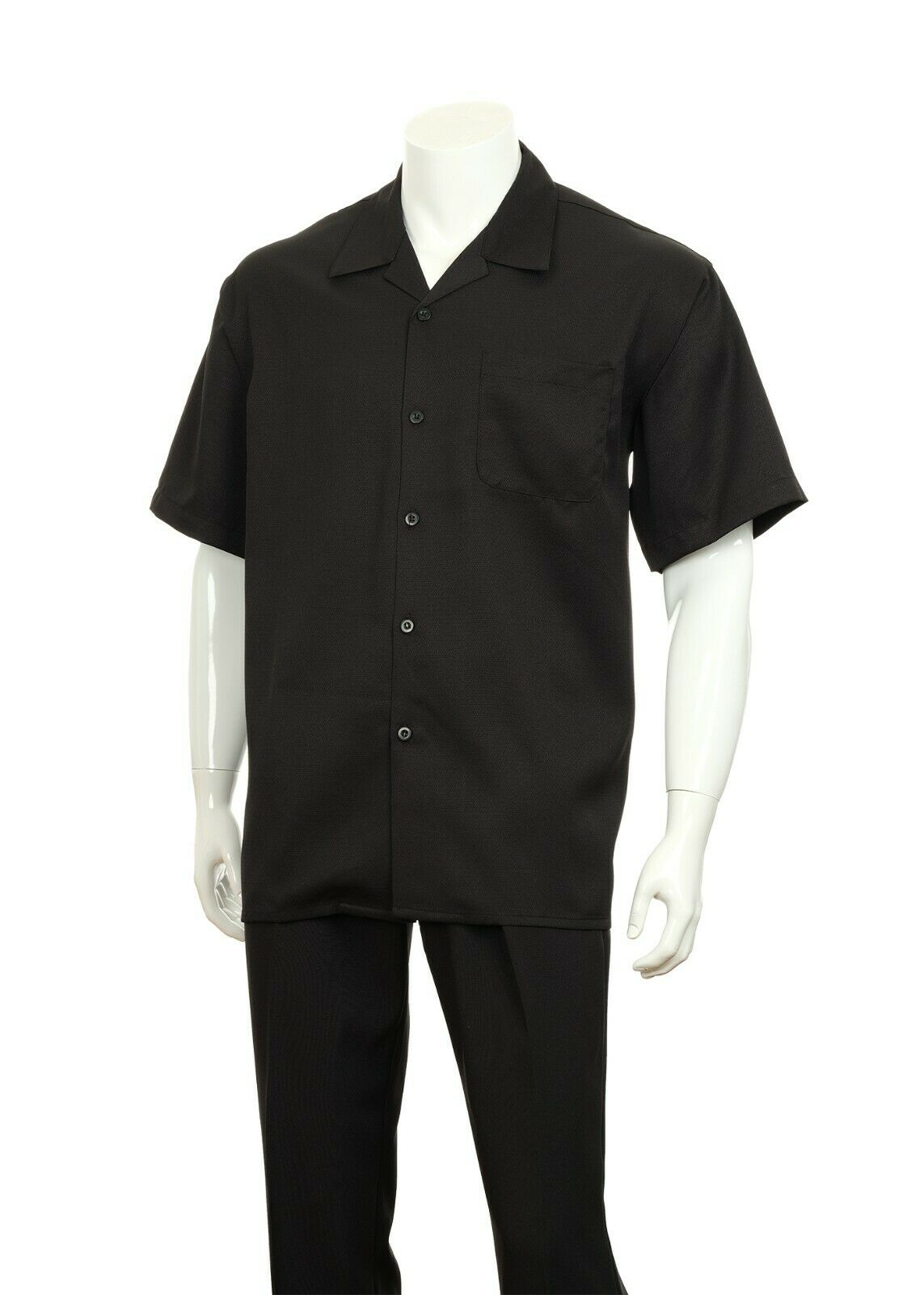 Fortino Landi Walking Set M2976-Black - Church Suits For Less