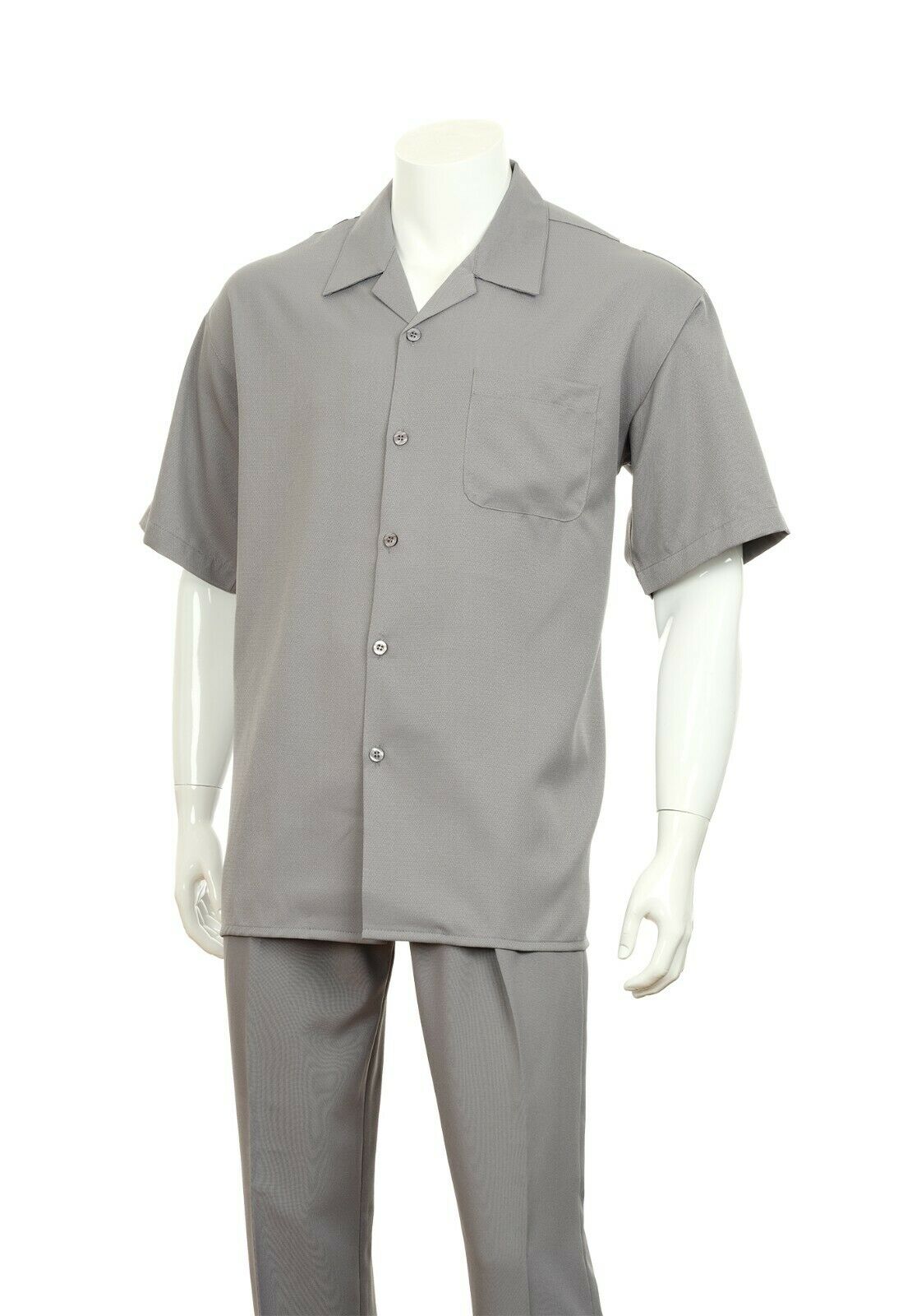 Fortino Landi Walking Set M2976-Grey - Church Suits For Less