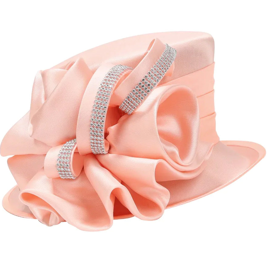 Giovanna Church Hat HG1129C-Pink - Church Suits For Less