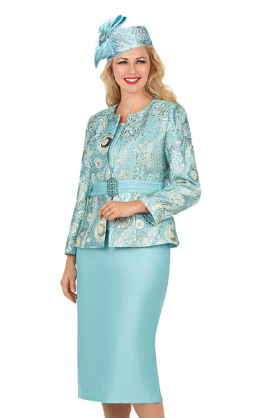 Giovanna Suit G1132-Seafoam | Church suits for less