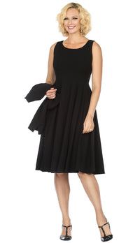 Giovanna Dress D1540-Black - Church Suits For Less