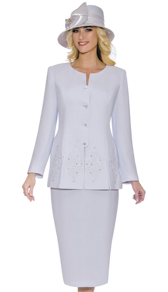 Giovanna Suit 0920-White | Church suits for less