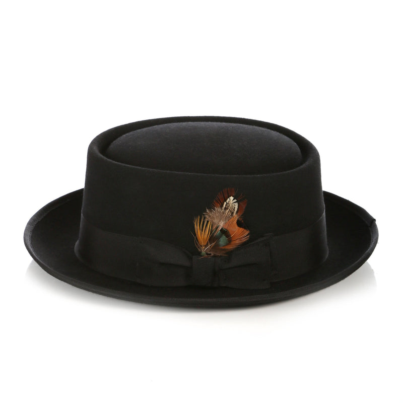 Men Classic Pork Pie Hat- MSd 32 - Church Suits For Less