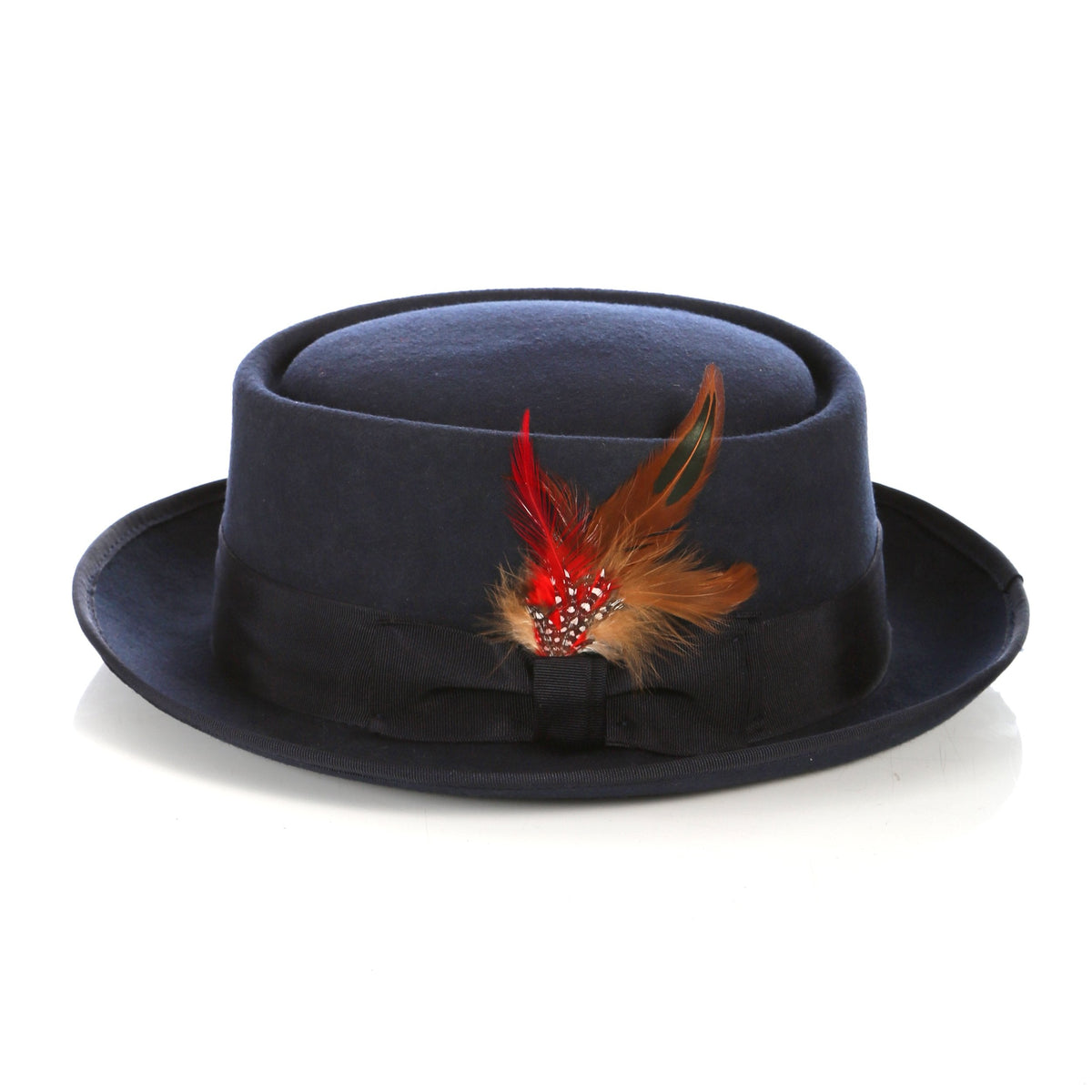 Men Classic Pork Pie Hat-MSD32 - Church Suits For Less