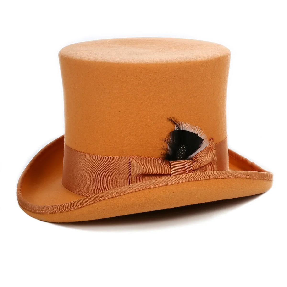 Men Top Hat-Orange - Church Suits For Less