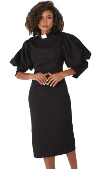 Tally Taylor Usher Dress 4813-Black - Church Suits For Less