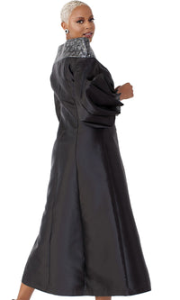 Tally Taylor Church Robe 4803-Black - Church Suits For Less