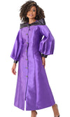 Tally Taylor Church Robe 4803-Purple - Church Suits For Less