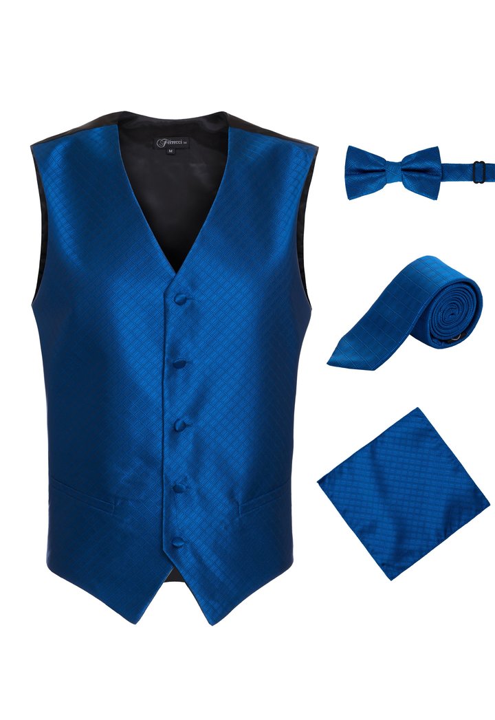 Men Vest-300-6-Royal - Church Suits For Less