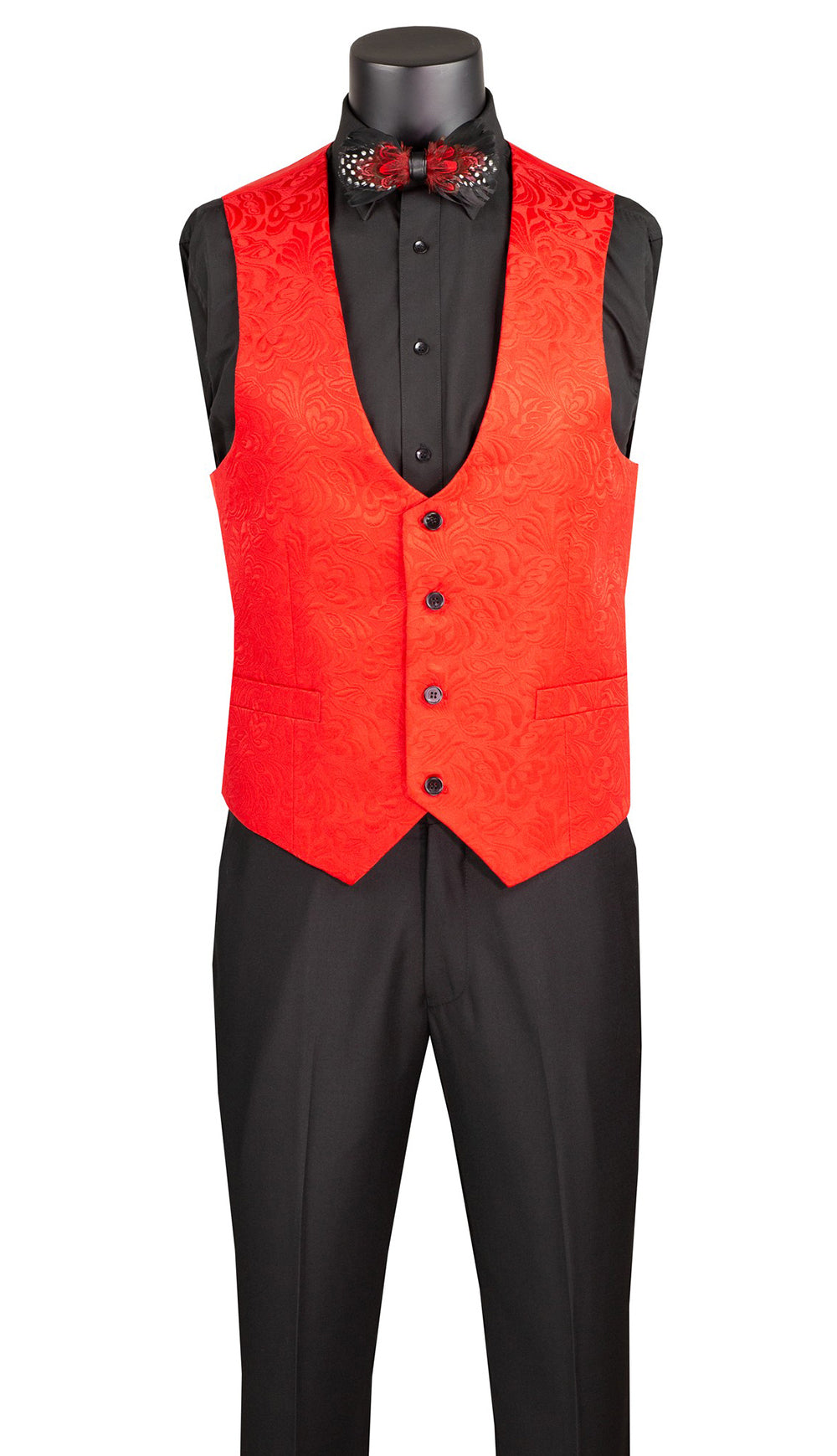 Vinci Tuxedo TVSJ-1-Red - Church Suits For Less