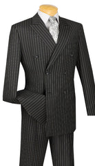 Vinci Suit DSS-4C-Black - Church Suits For Less